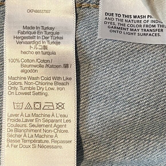 Madewell Denim Cap-Sleeve Shirtdress in Aquino Wash Size 00 - Picture 12 of 12